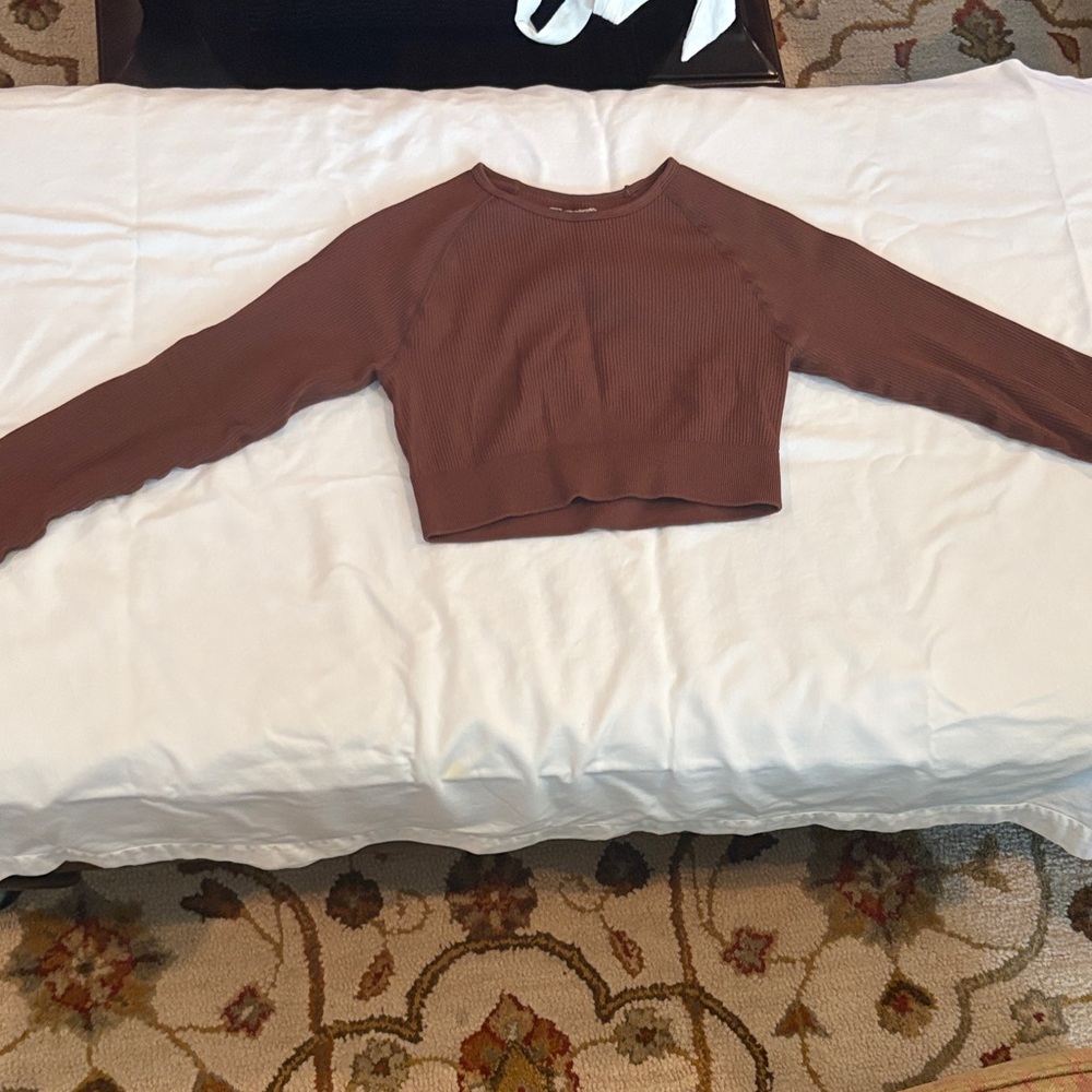 Amazon Women's Long Sleeve Tee - Brown